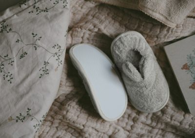 Bath Slippers_Thyme_Garbo&Friends_Details
