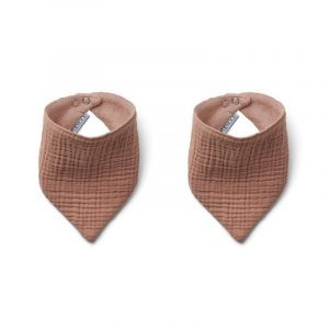 LIEWOOD Andrea Lätzchen 2er Pack Tuscany rose