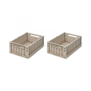 LIEWOOD Weston Aufbewahrungsbox Small 2er-Pack Sandy