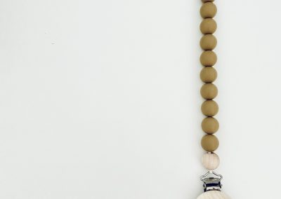 Schnullerkette by SOE Silikon oatmeal