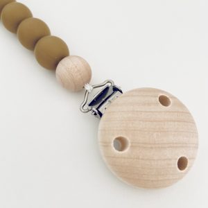 Schnullerkette by SOE Silikon oatmeal