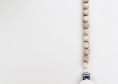 Schnullerkette by SOE Holz natur