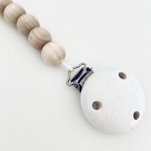 Schnullerkette by SOE Holz natur