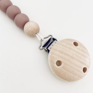 Schnullerkette by SOE Silikon altrosa