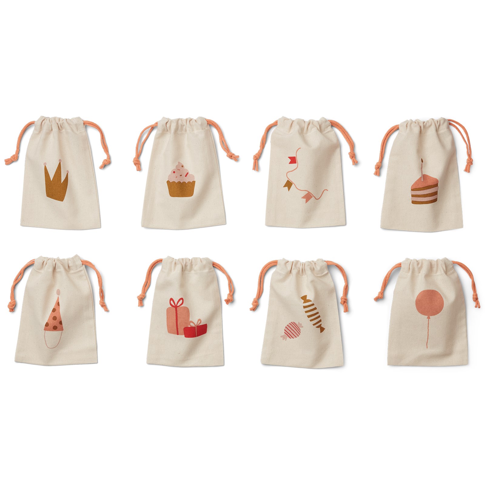 Darcey Textilbeutel 8-Pack