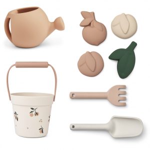 FLORENZ Strand- und Gartenset peach seashell