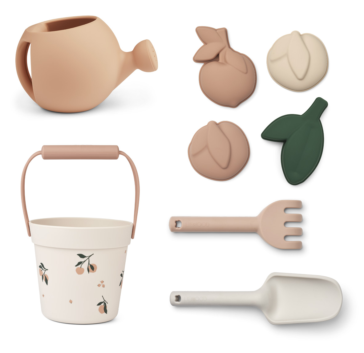 FLORENZ Strand- und Gartenset peach seashell